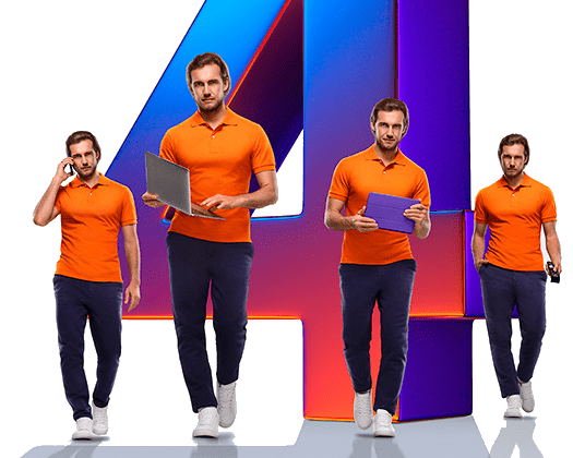 Великолепная четверка Ростелеком в&nbsp;деревня Калиновка (Новосибирская область)